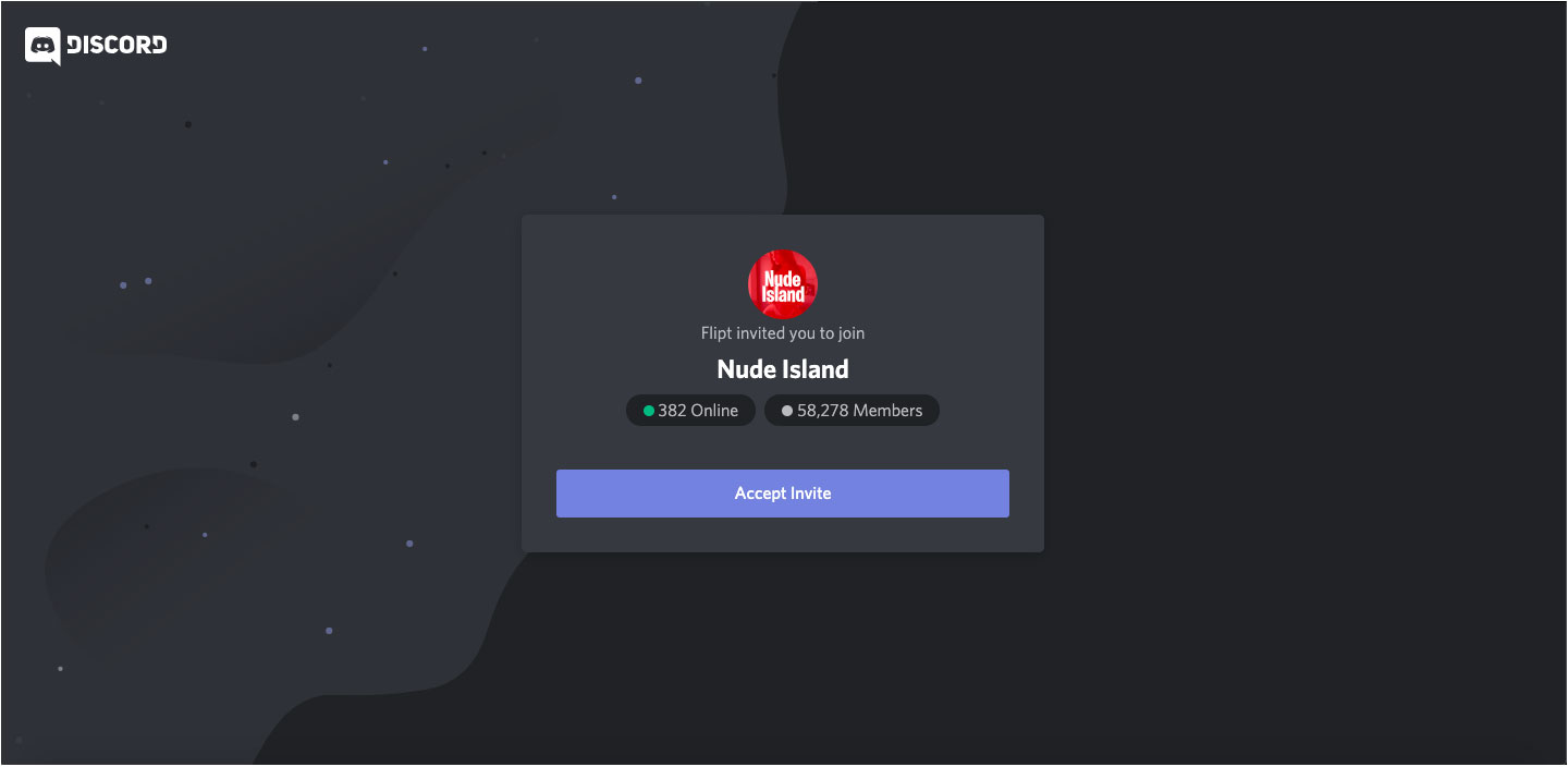 The Nude Island discord channel has almost 50k active members... 